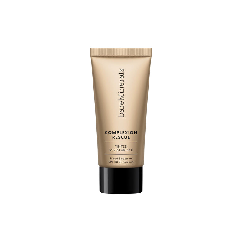 bareMinerals Complexion Rescue Tinted Moisturizer for Face with SPF 30, Hydrating Vegan Tinted Mineral Sunscreen with Hyaluronic Acid, Sheer-to-Light Coverage for Dewy, Healthy-Looking Skin
