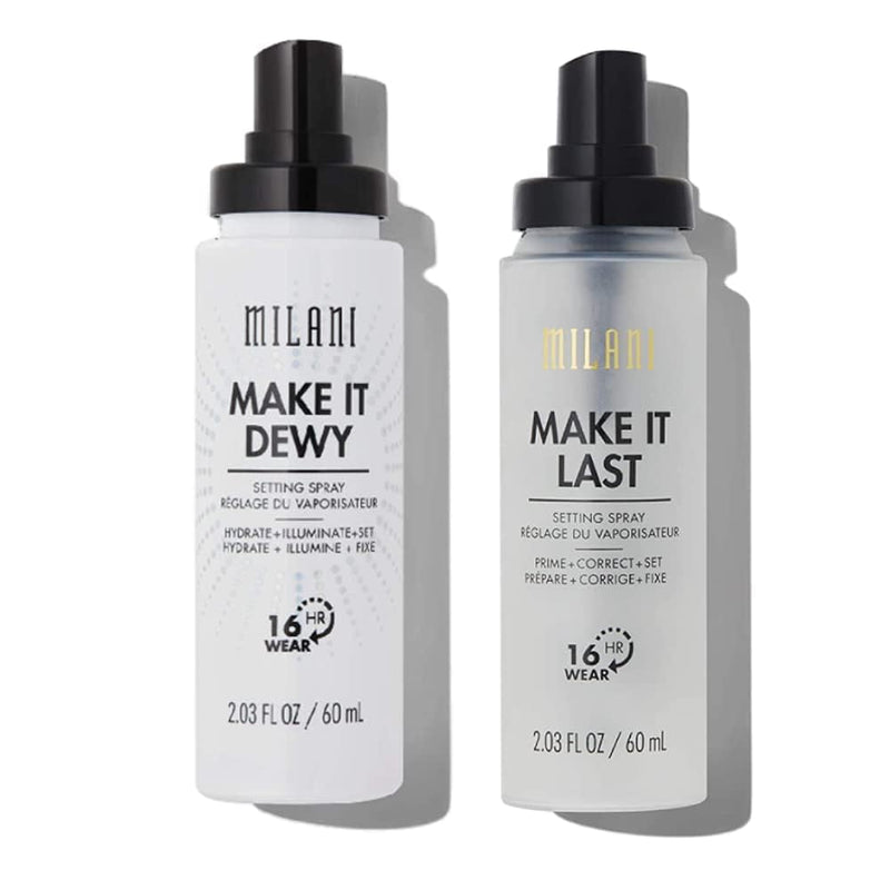 Milani Make It Dewy Setting Spray 3 in 1- Hydrate + Illuminate + Set (2.03 Fl. Oz.) Makeup Finishing Spray - Makeup Primer & Hydrating Setting Spray