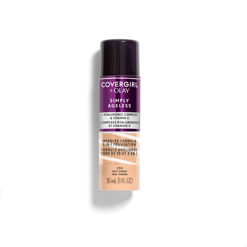 COVERGIRL+Olay Simply Ageless 3-in-1 Liquid Foundation Classic Ivory, 1 Ounce (packaging may vary)