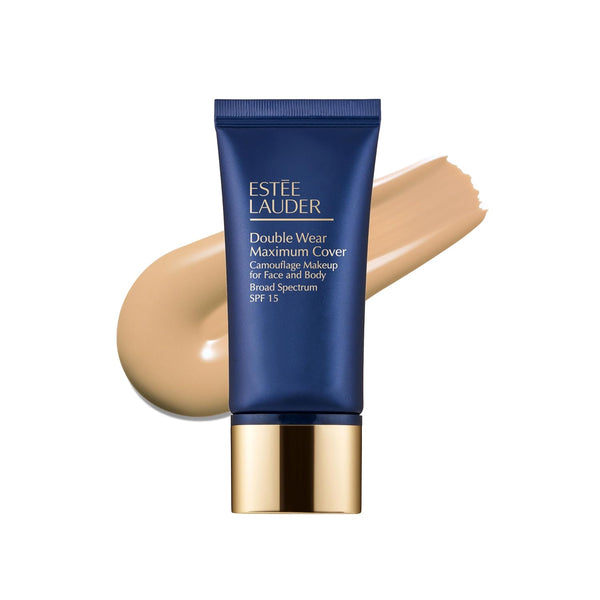 Estée Lauder Double Wear 24-Hour Maximum Cover Camouflage Foundation for Face and Body SPF 15 | Full Coverage | Covers Scars & Tattoos, 1.0 Fl Oz