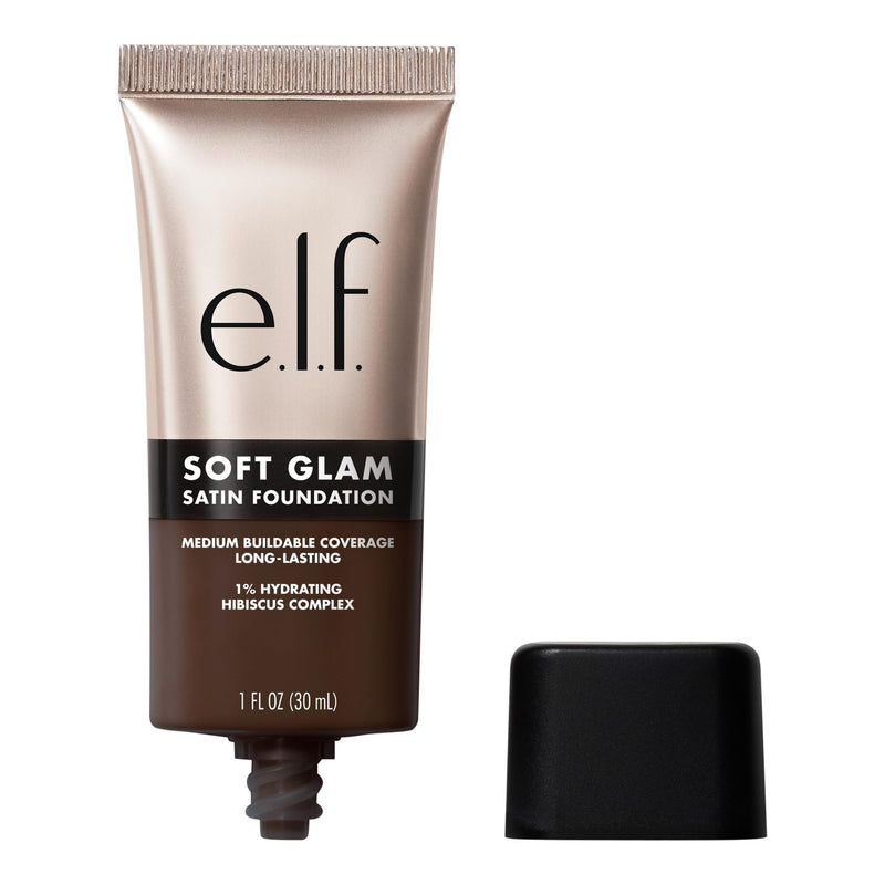 e.l.f. Soft Glam Foundation, Medium Coverage, Long-Lasting & Buildable Foundation For A Smooth, Satin Finish, Vegan & Cruelty-Free, 25 Light Neutral