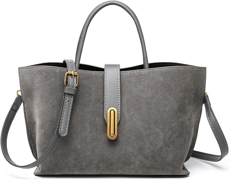 Chic PU Crossbody tote bags for women - Lock Clasp shoulder handbag for Work and Daily Use, Versatile Handbags for Women