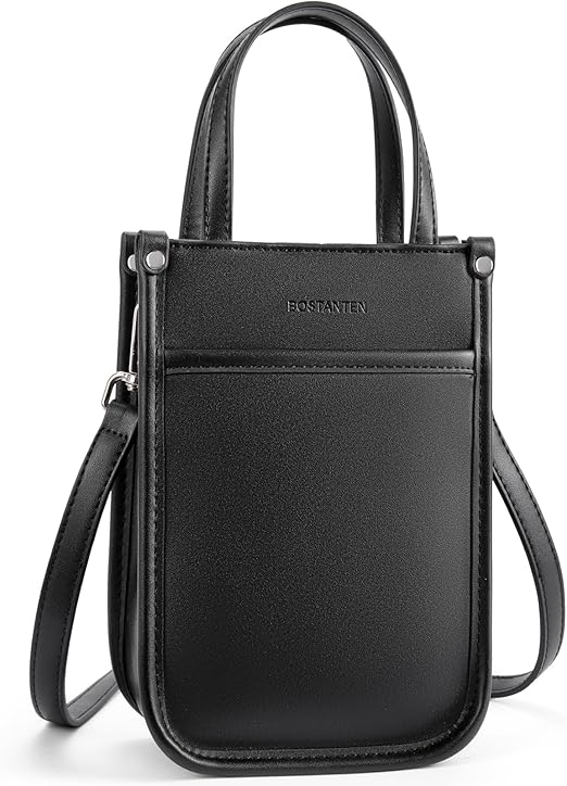 BOSTANTEN Small Crossbody Bags for Women Designer Zip Cell Phone Purse Shoulder Handbags Wallet with Card Slots