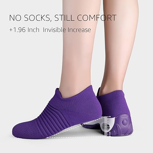 STQ Walking Shoes Women Slip on Sneakers Non Slip Work Air-Cushion Arch Support Tennis Plantar Fasciitis Orthopedic Breathable Mesh Comfortable Ladies Nursing