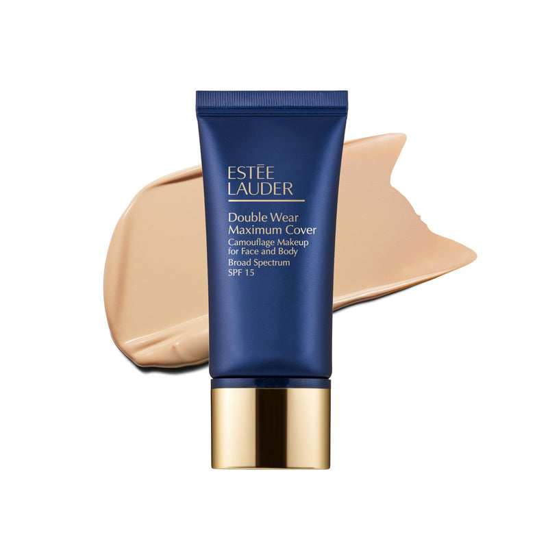 Estée Lauder Double Wear 24-Hour Maximum Cover Camouflage Foundation for Face and Body SPF 15 | Full Coverage | Covers Scars & Tattoos, 1.0 Fl Oz