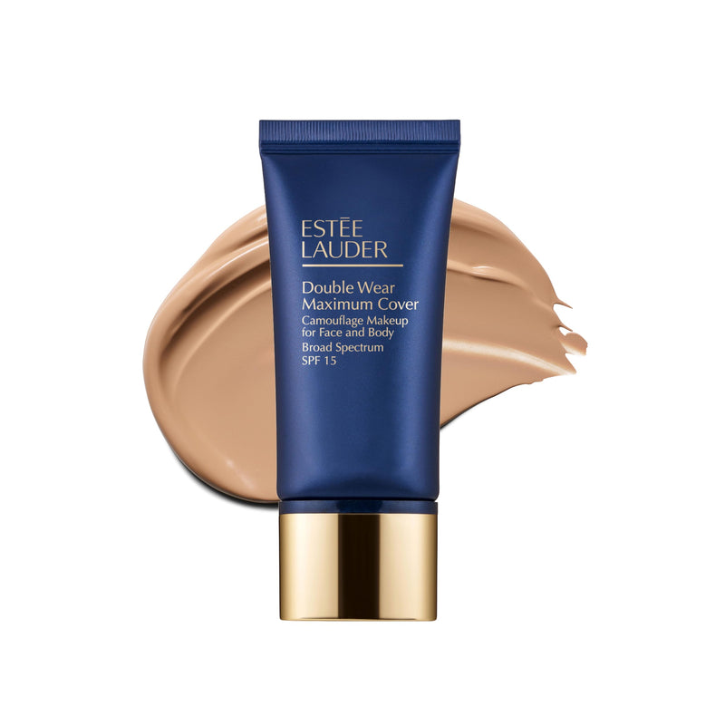 Estée Lauder Double Wear 24-Hour Maximum Cover Camouflage Foundation for Face and Body SPF 15 | Full Coverage | Covers Scars & Tattoos, 1.0 Fl Oz