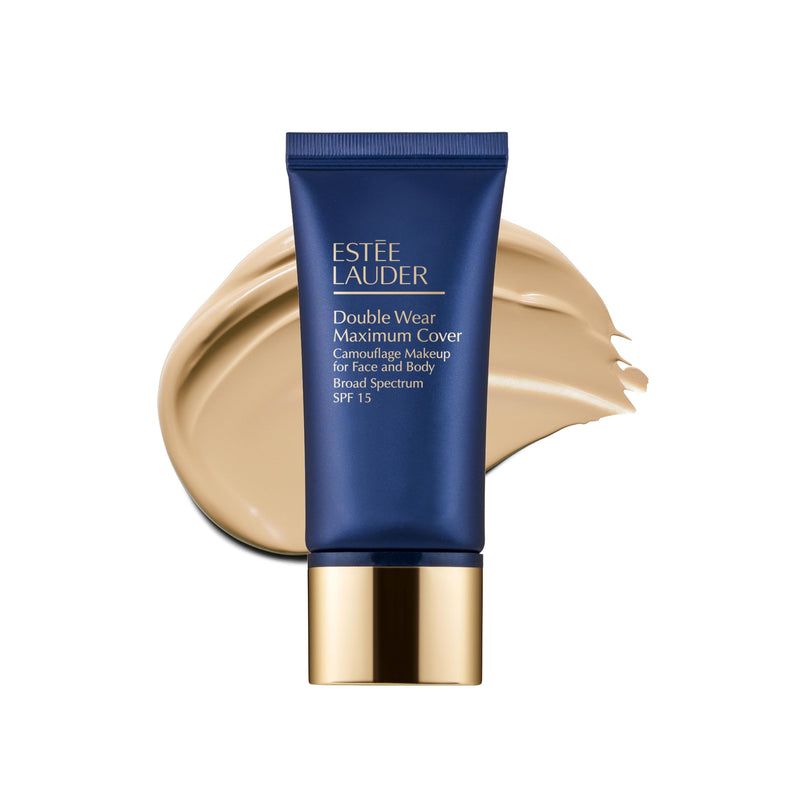 Estée Lauder Double Wear 24-Hour Maximum Cover Camouflage Foundation for Face and Body SPF 15 | Full Coverage | Covers Scars & Tattoos, 1.0 Fl Oz
