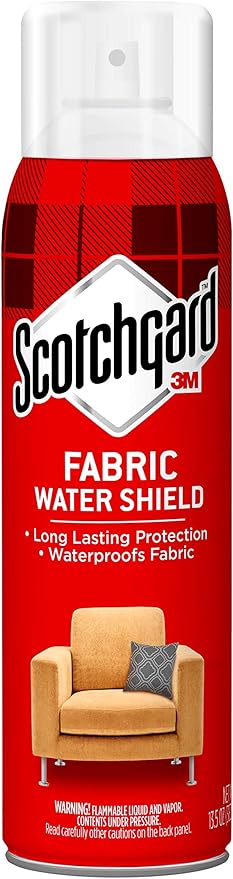 Scotchgard Fabric Water Shield, 13.5 Ounces, Repels Water, Ideal for Couches, Pillows, Furniture, Shoes and More, Long Lasting Protection