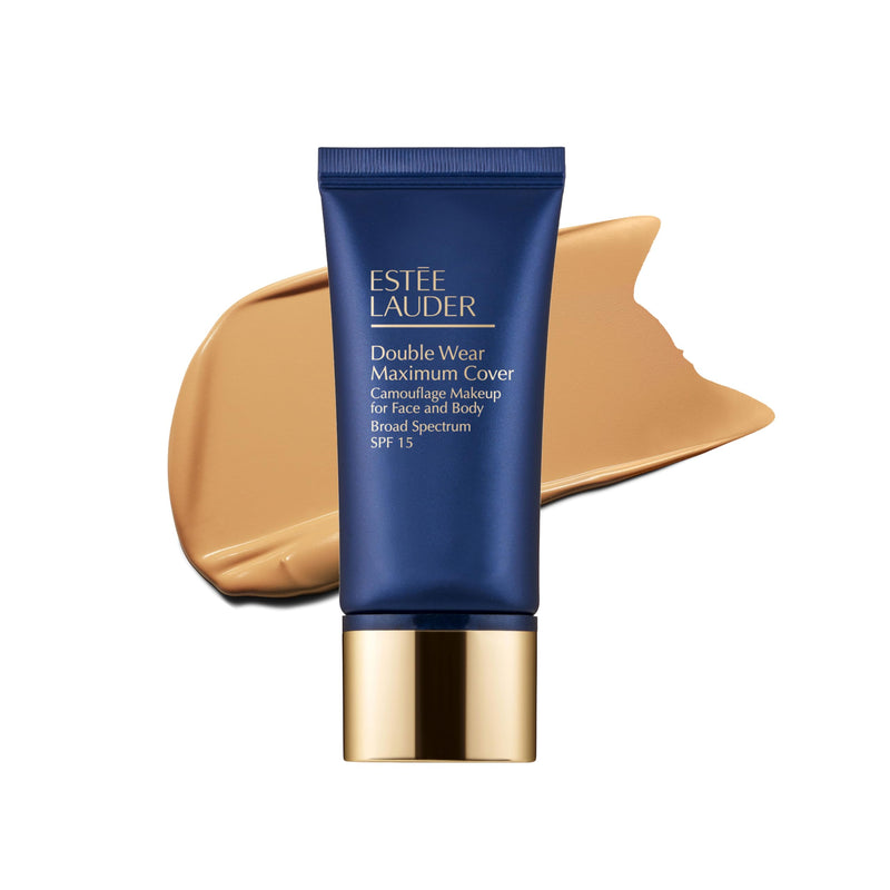 Estée Lauder Double Wear 24-Hour Maximum Cover Camouflage Foundation for Face and Body SPF 15 | Full Coverage | Covers Scars & Tattoos, 1.0 Fl Oz