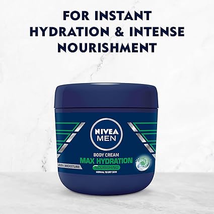 Nivea Men Max Hydration Body Cream 13.5 oz
