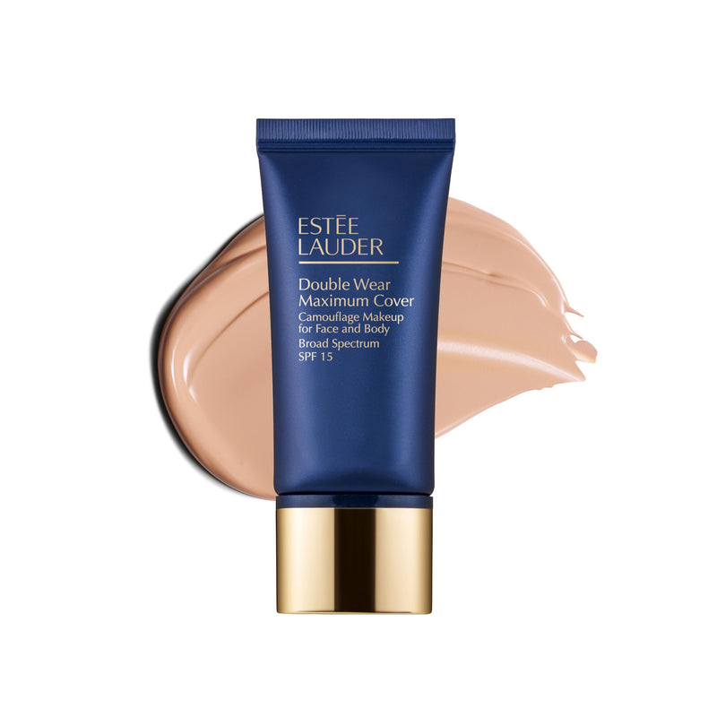 Estée Lauder Double Wear 24-Hour Maximum Cover Camouflage Foundation for Face and Body SPF 15 | Full Coverage | Covers Scars & Tattoos, 1.0 Fl Oz