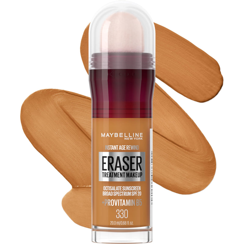 Maybelline Instant Age Rewind Eraser Treatment Makeup with SPF 18, Anti Aging Concealer Infused with Goji Berry and Collagen, Creamy Ivory, 1 Count