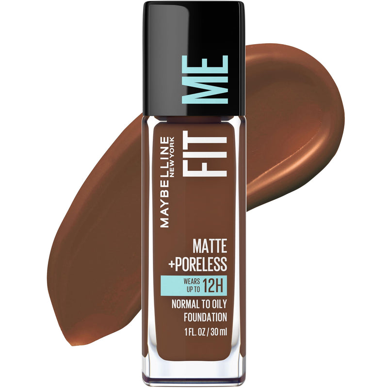 Maybelline Fit Me Matte + Poreless Liquid Oil-Free Foundation Makeup, Classic Ivory, 1 Count (Packaging May Vary)