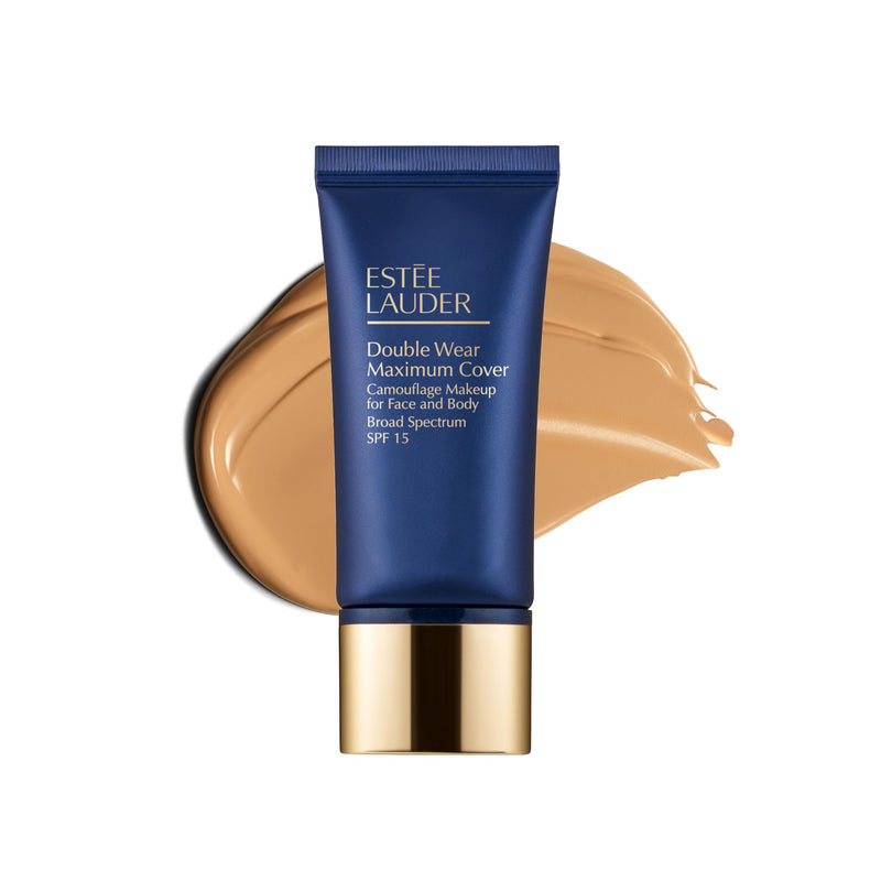 Estée Lauder Double Wear 24-Hour Maximum Cover Camouflage Foundation for Face and Body SPF 15 | Full Coverage | Covers Scars & Tattoos, 1.0 Fl Oz