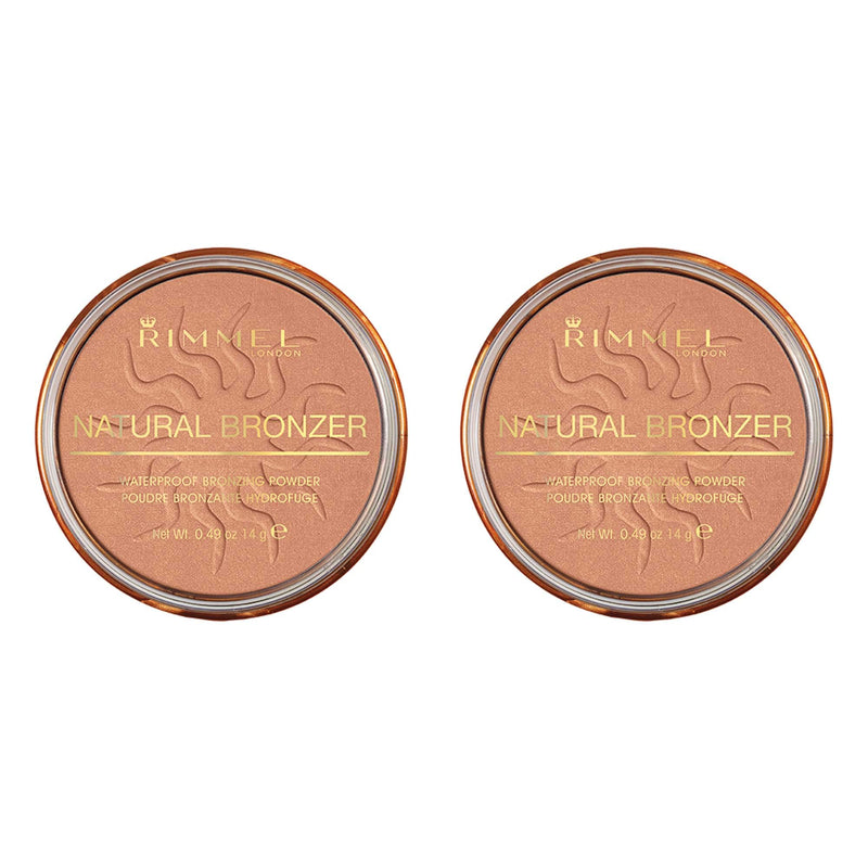 Rimmel London Natural - 022 Sun Bronze - Bronzer, Matte Finish, 0.49oz
