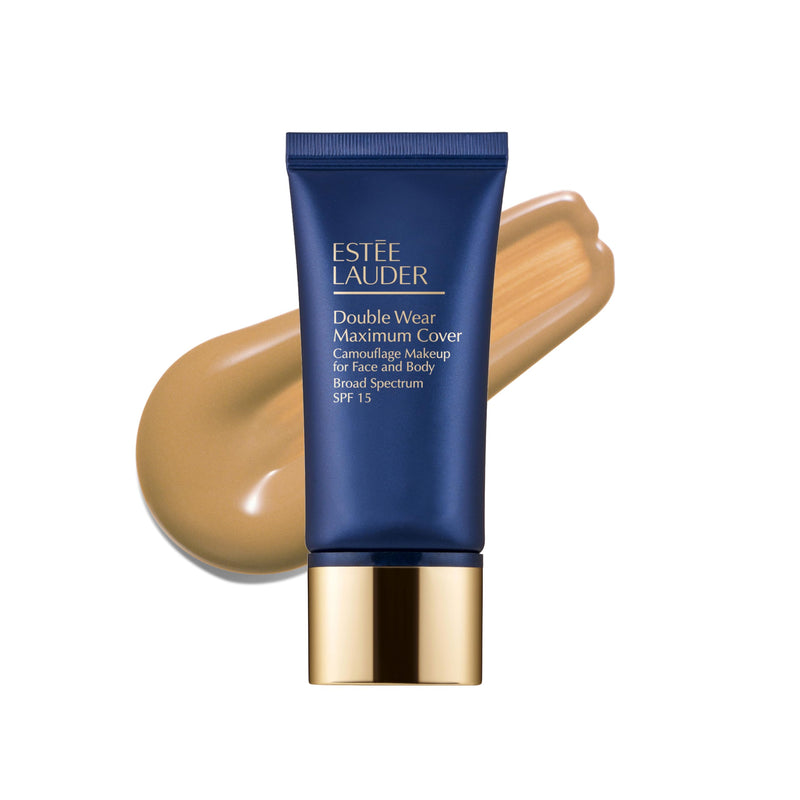 Estée Lauder Double Wear 24-Hour Maximum Cover Camouflage Foundation for Face and Body SPF 15 | Full Coverage | Covers Scars & Tattoos, 1.0 Fl Oz
