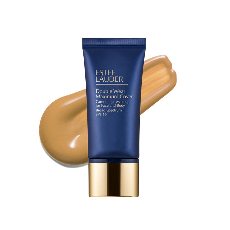 Estée Lauder Double Wear 24-Hour Maximum Cover Camouflage Foundation for Face and Body SPF 15 | Full Coverage | Covers Scars & Tattoos, 1.0 Fl Oz