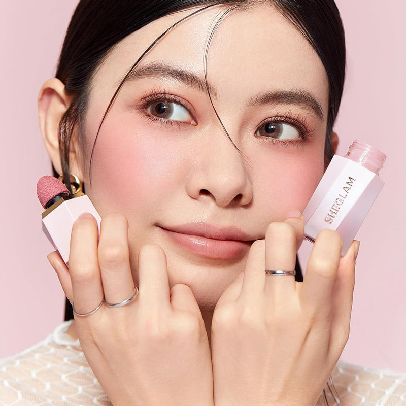 SHEGLAM Color Bloom Liquid Blush Makeup for Cheeks Matte Finish - Love Cake