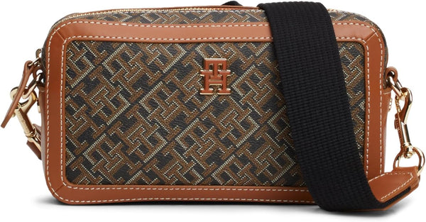 Tommy Hilfiger Monogram Leather Crossbody Bag