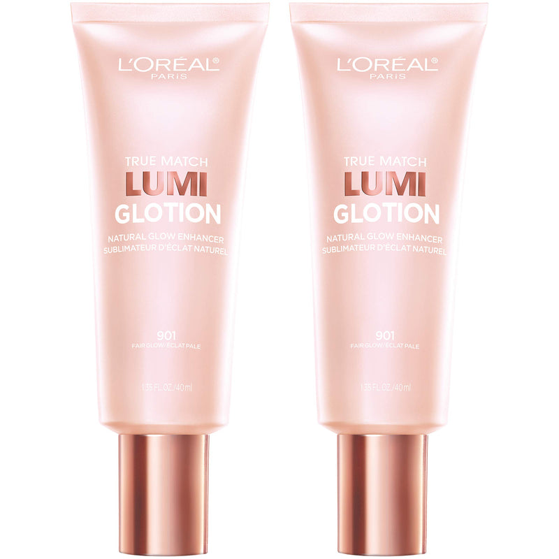 L'Oreal Paris Makeup True Match Lumi Glotion, Natural Glow Enhancer, Illuminator Highlighter, Bronzing Drops For a Sun-Kissed Glow, 903 Medium