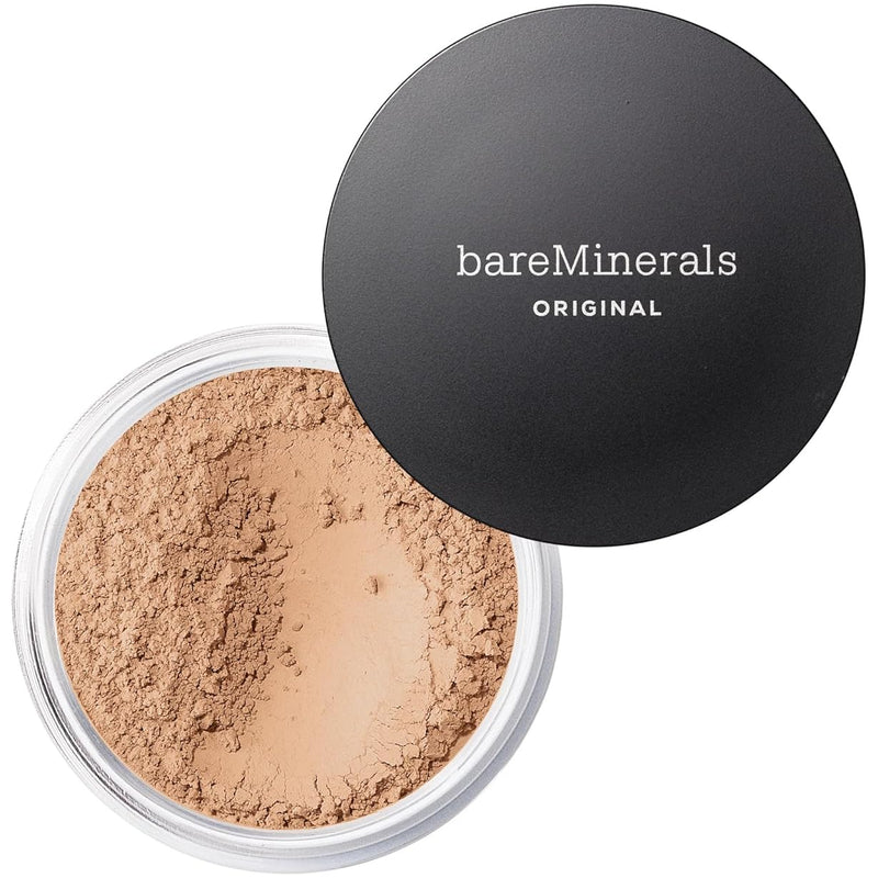 bareMinerals Original Loose Powder Foundation SPF 15, Clean Mineral Powder Face Makeup, Sheer-to-Full Coverage, Talc-Free, Non-Comedogenic, Vegan