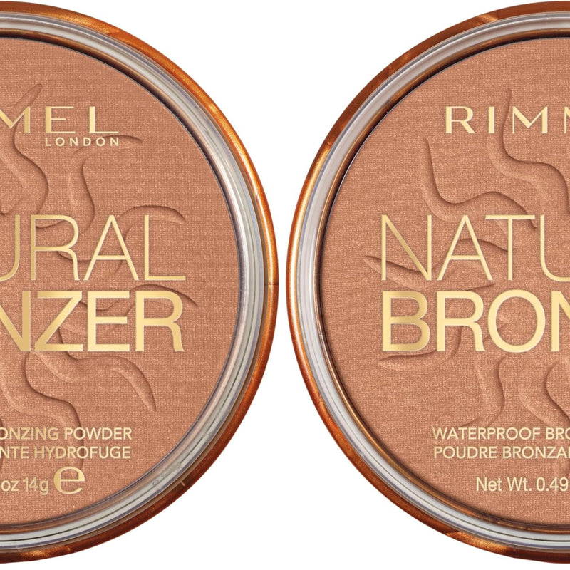Rimmel London Natural - 022 Sun Bronze - Bronzer, Matte Finish, 0.49oz