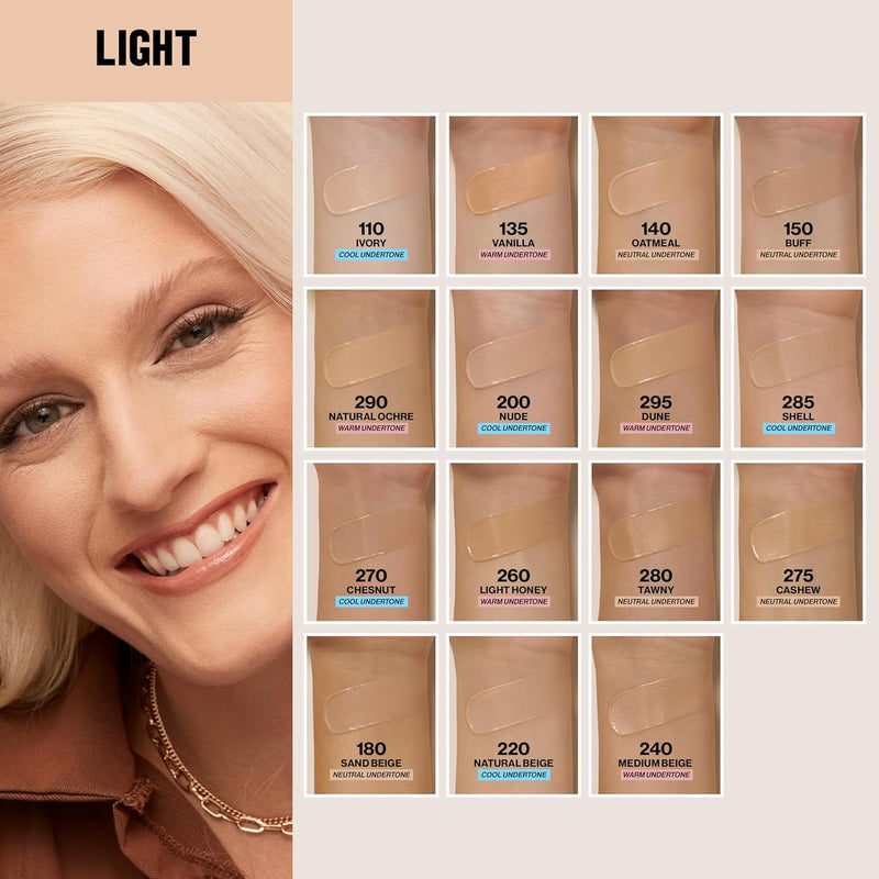 Revlon Liquid Foundation, ColorStay Face Makeup for Combination & Oily Skin, SPF 15, Medium-Full Coverage with Matte Finish, 200 Nude, 1 Fl Oz