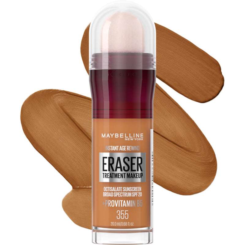 Maybelline Instant Age Rewind Eraser Treatment Makeup with SPF 18, Anti Aging Concealer Infused with Goji Berry and Collagen, Creamy Ivory, 1 Count