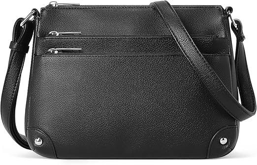 WESTBRONCO Crossbody Bags for Women, Medium Size Shoulder Handbags, Satchel Purse with Multi Zipper Pocket